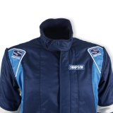 Simpson Supercoil Racing Suits SC04101 Driving Suit, Supercoil, One-piece, Double Layer, Nomex, Navy/Bush Blue/White, SFI 3.2A/5, Men's Small, Each thumbnail 2