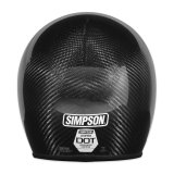 Simpson Chopper Series Helmets CHOPC2X Helmets, Series, Carbon Fiber, Black, Gloss, Open Face, DOT-Approved, 2X-Large, Each thumbnail 4
