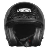 Simpson Chopper Series Helmets CHOPC2X Helmets, Series, Carbon Fiber, Black, Gloss, Open Face, DOT-Approved, 2X-Large, Each thumbnail 5