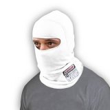 Simpson Nomex® Underwear Head Socks 23000W Sock, White, Nomex, Single Large Eyehole Opening, 1 Layer, SFI 3.3 Safety Rating, Each thumbnail 1