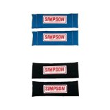Simpson Harness Pads 23020BK Shoulder Pads, Black, Nomex, Logo, Pair thumbnail 3