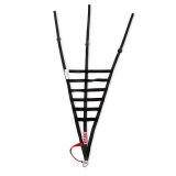 Simpson C5R Driver Window Nets DNC5RRK Net, Passenger Side, Triangle, Ribbon Style, Kevlar®, Black, SFI 37.1, Each thumbnail 4