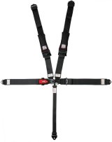 Simpson D3 Off-Road 5-Point Harness 3B33PIKX Racing Harness, Restraint System, 5-point, Latch, Pull Down, Polyester, Black, with Shoulder Pads, 55 in. Length, Each thumbnail 2