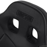 Simpson Pro Sport Seats 107-304 Powersports Seats, Seats, Front/Rear Bucket, Vinyl, Black/Black, Seat Mounts Are Not Included, Off-road, Each thumbnail 1