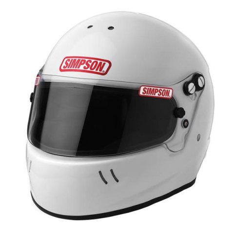 Simpson Viper Youth Racing Helmets 18Y0521 Helmet, Series, Full Face, White, Gloss Finish, SFI 24.1, 3X-Small, Each