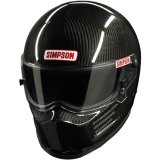 Simpson Carbon Bandit Series Helmets 720001C Helmet, Bandit, Full Face, Fiber, Snell SA2020, Small, Each thumbnail 1