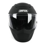Simpson Speed Bandit Series Helmets SPBXX3 Helmet, Bandit, Full Face, Black, Matte Finish, 2X-Large, Each thumbnail 2