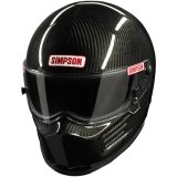 Simpson Carbon Bandit Series Helmets 720100C Helmet, Bandit, Full Face, Fiber, Snell SA2020, X-Small, Each thumbnail 1