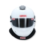 Simpson Desert Devil 3.0 Helmets 7890041 Helmets, 3.0, Composite, Full Face, White Gloss, SFI 3.5/5, X-Large, Each thumbnail 9