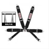 Simpson Camlock 7-Point Harness 29115BK Harness, Complete, Camlock, Individual-Type, Bolt-In, Floor Mount, Black, Each thumbnail 1