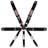 Simpson Camlock 7-Point Harness 29115BK Harness, Complete, Camlock, Individual-Type, Bolt-In, Floor Mount, Black, Each thumbnail 2