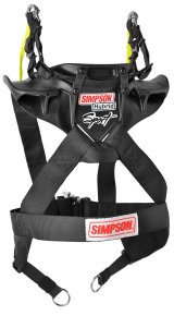 Simpson Hybrid Sport Restraints HSYTH11SAS Head and Neck Restraint Systems, Sport, In-seat Model, Sliding Tether, Quick-release Anchor, SFI 38.1, for Youth Chest Size 26.0-30.0 in., Each thumbnail 2