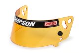 Simpson Racing Helmet Shields 1012-17 Shield, Shark And Vudo Models Shield- Hi-Resol Amber thumbnail 2