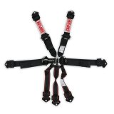 Simpson Double Pull Down Latch and Link SFI 7-Point Harness 12LD7WB Harness, Complete, Latch. 7 Point, 2.00 Should Belt, 2.00 Lap Belt, Individual-Type, Bolt-In, Floor/Roll Bar Mount, Black, Each thumbnail 4