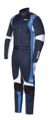 Simpson Supercoil Racing Suits SC04301 Driving Suit, Supercoil, One-piece, Double Layer, Nomex, Navy/Bush Blue/White, SFI 3.2A/5, Men's Large, Each thumbnail 5