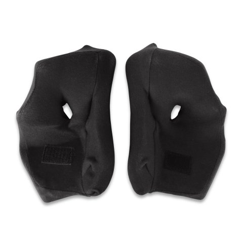 Simpson Helmet Cheek Pads SD1CP1 Pads, Black, SD1, 1.000 in. Thickness, Pair