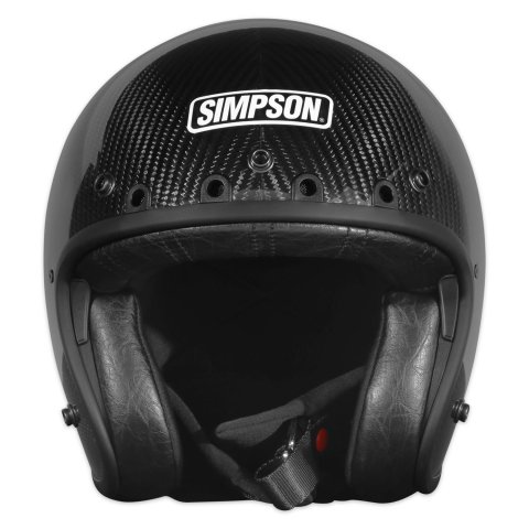 Simpson Chopper Series Helmets CHOPCXL Helmets, Series, Carbon Fiber, Black, Gloss, Open Face, DOT-Approved, X-Large, Each thumbnail 5