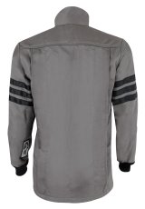 Simpson Racing Classic SFI-5 Jackets C405312 Driving Jacket, Double Layer Satin/Twill, Nomex, Large, Gray with Black Stripes, Each thumbnail 2
