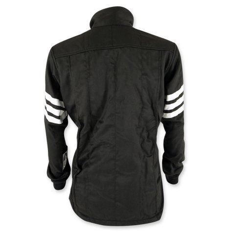 Simpson Racing Classic SFI-5 Jackets C402412 Driving Jacket, Double Layer, Satin/Twill, Nomex®, X-Large, Black with White Stripes, Each thumbnail 4