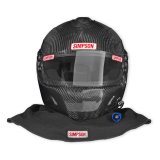Simpson Desert Devil 3.0 Helmets 789001C Helmets, 3.0, Carbon Fiber, Full Face, Gloss, SFI 3.5/5, Small, Each thumbnail 7