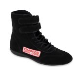 Simpson High Top Driving Shoes 28700BK Shoes, Top, Black, Mens Size 7, Pair thumbnail 3