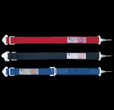 Simpson Camlock Anti-Submarine Belts 1-Point Harness 34013R Harness, Submarine Belt, Camlock, Clip-In, Floor Mount, Red, Each