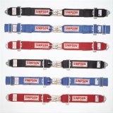 Simpson Latch & Link Lap Belts 2-Point Harness 29000P Harness, Belt, Latch, Clip-In, Floor Mount, Platinum, Each thumbnail 1