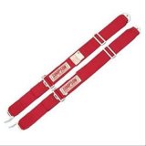 Simpson Shoulder 1-Point Harness 30010R Harness, Belt, Latch Style, Individual, Pull Down, Red, 48 in. Length, Floor/Roll Bar Mount, Pair thumbnail 1