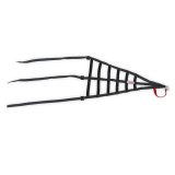 Simpson C5R Driver Window Nets DNC5RLK Net, Left Side, Triangle, Ribbon Style, Kevlar®, Black, SFI 37.1, Each thumbnail 3