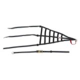 Simpson C5R Driver Window Nets DNC5RLK Net, Left Side, Triangle, Ribbon Style, Kevlar®, Black, SFI 37.1, Each thumbnail 5