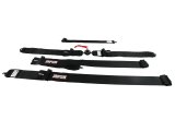 Simpson Camlock 5-Point Harness 29110BKL1X Harness, Complete, 5-Point, Camlock, Lever-Style, Individual-Type, Bolt-In, Black, Black Hardware, Each thumbnail 1