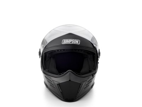 Simpson MOD Bandit Series Helmets M59SC Helmet, Ghost Bandit, Modular, Polyester Liner, Matte Carbon Fiber, Small, Each thumbnail 5