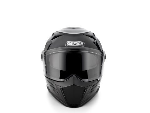 Simpson MOD Bandit Series Helmets M59SC Helmet, Ghost Bandit, Modular, Polyester Liner, Matte Carbon Fiber, Small, Each thumbnail 6