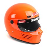 Simpson SA2020 Super Bandit Series Helmets 721004S Helmet, Bandit, Full Face, Safety Orange, Gloss, Snell SA2020, X-Large, Each thumbnail 1