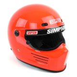 Simpson SA2020 Super Bandit Series Helmets 721005S Helmet, Bandit, Full Face, Safety Orange, Gloss, Snell SA2020, 2X-Large, Each thumbnail 1