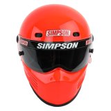 Simpson SA2020 Super Bandit Series Helmets 721005S Helmet, Bandit, Full Face, Safety Orange, Gloss, Snell SA2020, 2X-Large, Each thumbnail 2