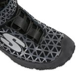 Simpson Pit Dominator Crew Shoes PD800K Shoes, Dominator, Mid-Top Style, Black/Silver, US Men's Shoe Size 8, Pair thumbnail 1