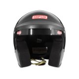 Simpson Cruiser 2.0 Helmets 7320002 Helmet, 2.0, Open Face, Black, Gloss Finish, Snell SA2020, X-Small, Each thumbnail 3