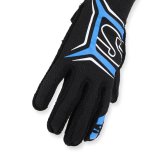 Simpson Magnata Racing Gloves MGMB Driving Gloves, Gloves, One Layer, Nomex®, Black/Blue, FIA 8856-2018, SFI 3.5/5, Medium, Pair thumbnail 4