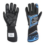 Simpson Magnata Racing Gloves MGMB Driving Gloves, Gloves, One Layer, Nomex®, Black/Blue, FIA 8856-2018, SFI 3.5/5, Medium, Pair thumbnail 6