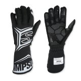 Simpson Magnata Racing Gloves MGZK Driving Gloves, Gloves, One Layer, Nomex®, Black/Gray, FIA 8856-2018, SFI 3.5/5, 2X-Large, Pair thumbnail 6