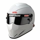 Simpson SA2020 Diamondback Series Helmets 7297341 Helmet, Diamondback, Full Face, Gloss White, Snell SA2020, X-Large, Each thumbnail 2