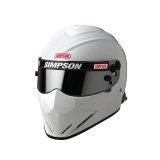 Simpson SA2020 Diamondback Series Helmets 7297341 Helmet, Diamondback, Full Face, Gloss White, Snell SA2020, X-Large, Each thumbnail 3