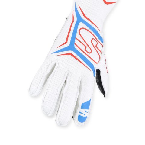 Simpson Magnata Racing Gloves MGXW Driving Gloves, Gloves, One Layer, Nomex®, Blue/White, FIA 8856-2018, SFI 3.5/5, X-Large, Pair thumbnail 4