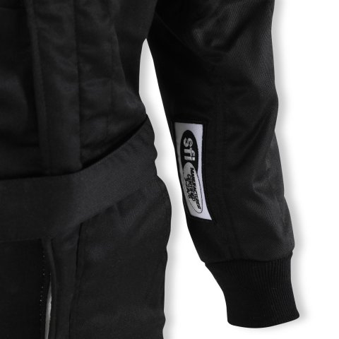 Simpson Checkers Racing Suits CK02521 Driving Suit, Checkers, One-piece, Double Layer, Nomex, Black/White, SFI 3.2A/5, Men's 2X-Large, Each thumbnail 1