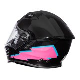 Simpson MOD Bandit USA Radical Series Helmets M59282SM Helmet, Mod Radical, Modular, Black, Pink, Blue, DOT/ECE Approved, Small, Each thumbnail 5