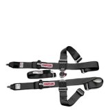 Simpson Camlock 5-Point Harness 29112BK Harness, Complete, Camlock, Individual-Type, Wraparound, Roll Bar Mount, Black, Each thumbnail 2