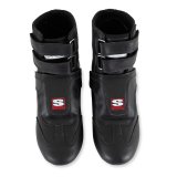 Simpson Stealth Sprint Shoes SP120BK Driving Shoes, Sprint, High-Top, Leather, Nomex Liner, Black, Men's 12, Pair thumbnail 1