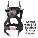 Simpson Hybrid Sport Restraints HSCHD11SASM61 Head and Neck Restraint System, Sport, Fixed quick release tether with seat belt anchor system, Quick-release Anchor, SFI 38.1, Child, Each thumbnail 3