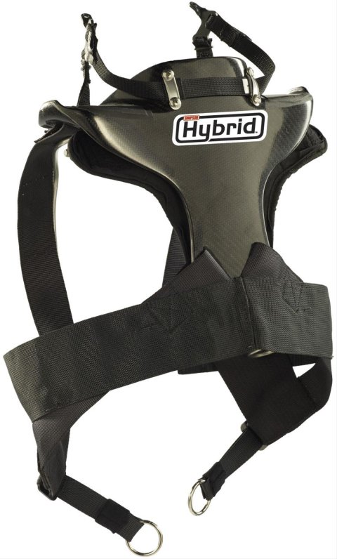 Simpson Hybrid Sport Restraints HSXLG11M61FIA Head and Neck Restraint System, Sport, Sliding Tether and Dual End Tether, Quick-release Anchor, FIA 8858-10, X-Large, Each thumbnail 1